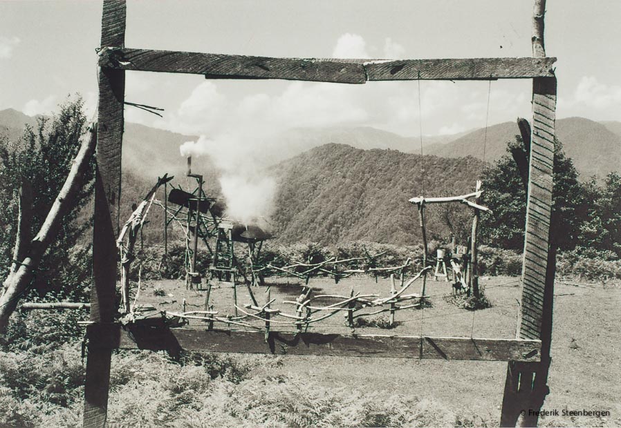 ATELIER IN MOUNTAIN OF GEORGIA.