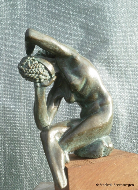  " Hairhead "   34cm Tall  *    bronze - 2011