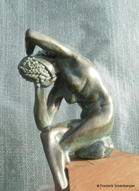  " Hairhead "   34cm Tall  *    bronze - 2011