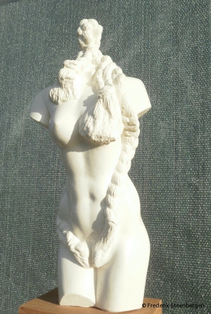 Untitled    54cm Tall  *    plaster (bronze model) -   2015